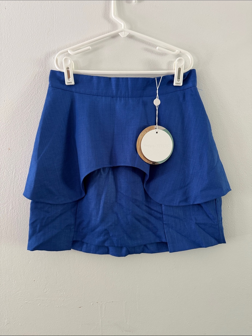 NWT Finders Keepers Always The Same Blue Skirt Sz S